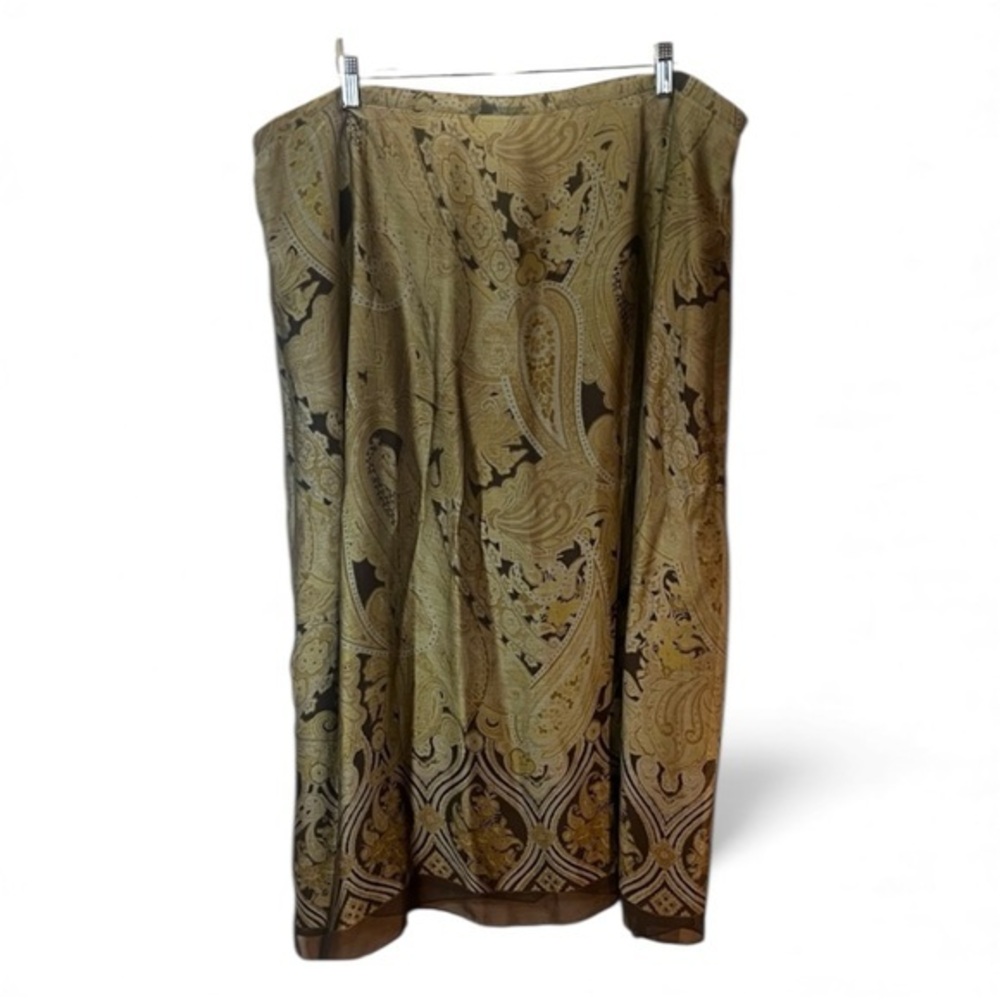 New Lane Bryant Women’s Long Maxi Skirt Size Plus size Paisley 26 28 NWT